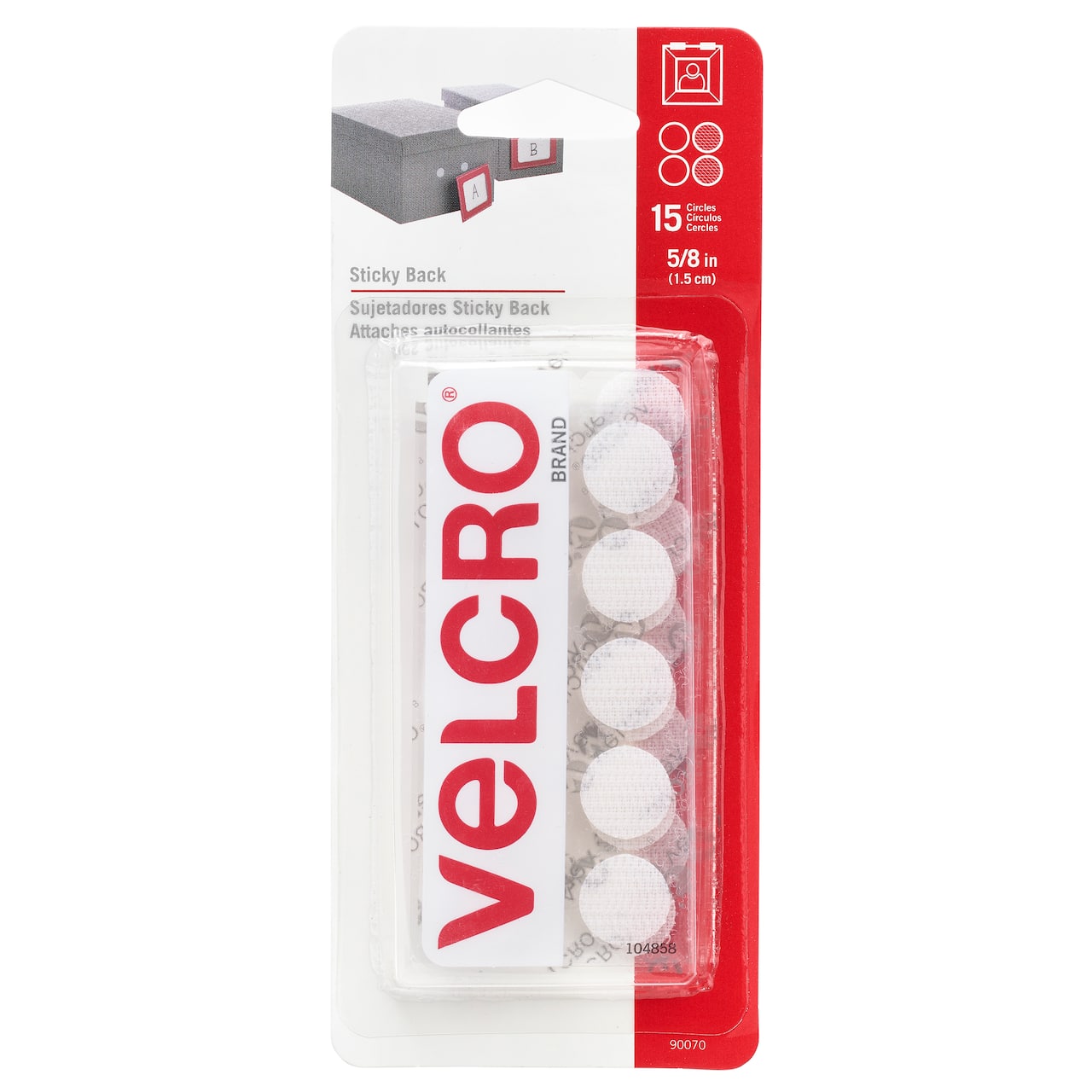 VELCRO® Brand Sticky Back Coins